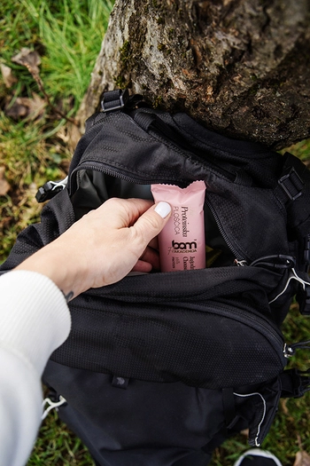 Proteinová tyčinka se sladidly, Jahodový cheesecake