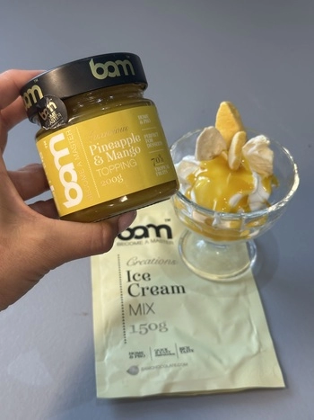 Ananasovo-mangová poleva, 200 g