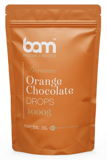 Pomerančové čokoládové kapky, 250 g