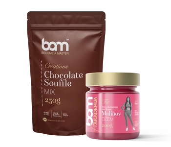 maliny s cokoládovou elegancí