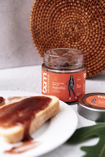 Jahodový džem, bez přidaného cukru, 200 g