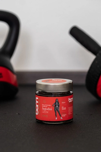 Jahodový džem, bez přidaného cukru, 200 g