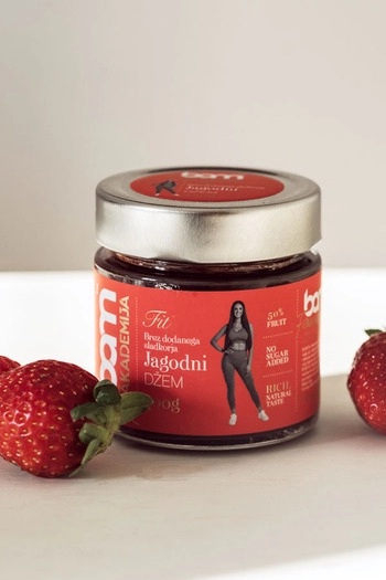 Jahodový džem, bez přidaného cukru, 200 g