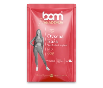 ovesná kase cokoláda a jahoda 60 g