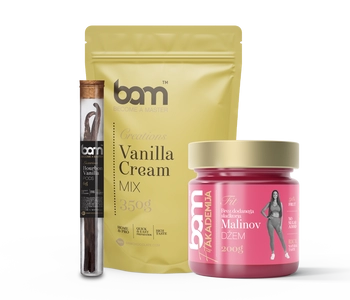 Balíček Malinový vanilkový dort