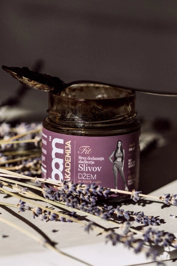 Švestkový džem ze 100% ovoce, bez přidaného cukru, 200 g