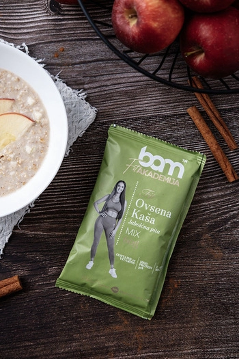 Ovesná kaše, Jablečný koláč, 60 g