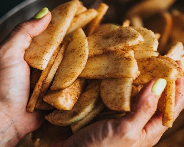 rychlý jablecný kolác