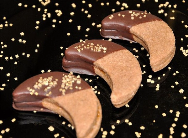 cokoládové měsícní kolácky